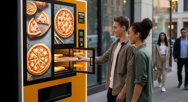 La distribution automatique de pizzas : une innovation qui séduit les gourmands